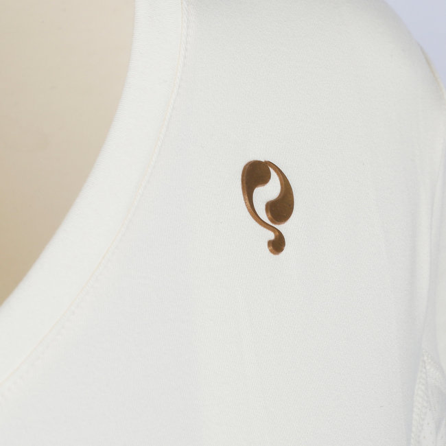 Dames Q Club tee  -  snow white