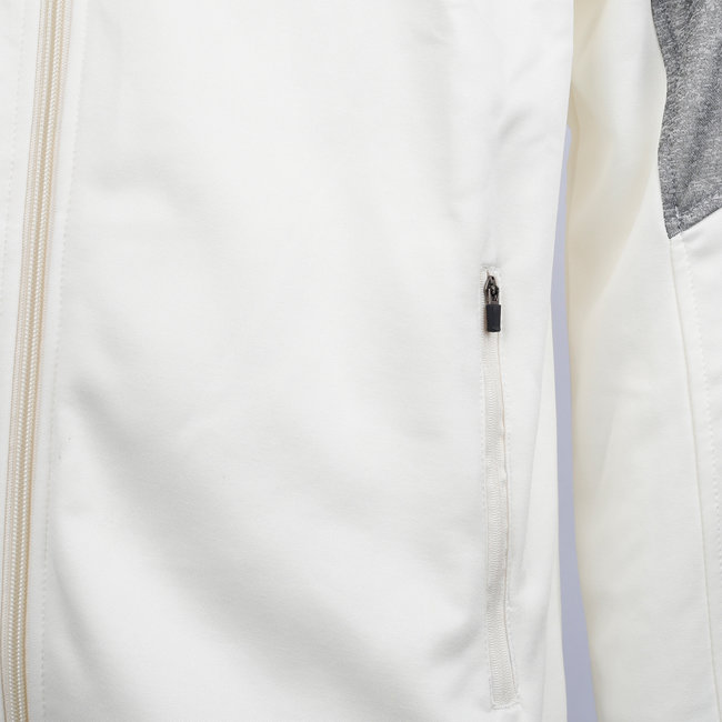 Men's Q Club hooded jacket - snow white