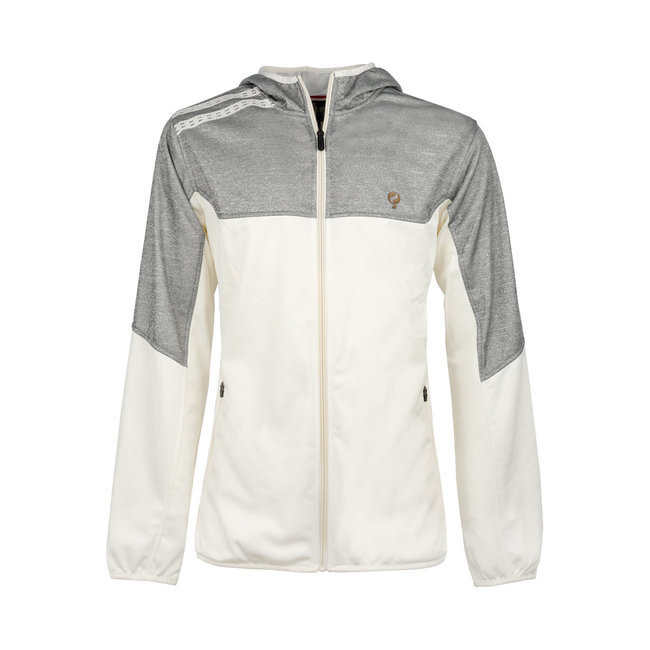 Kids Q Club hooded jacket  -  snow white