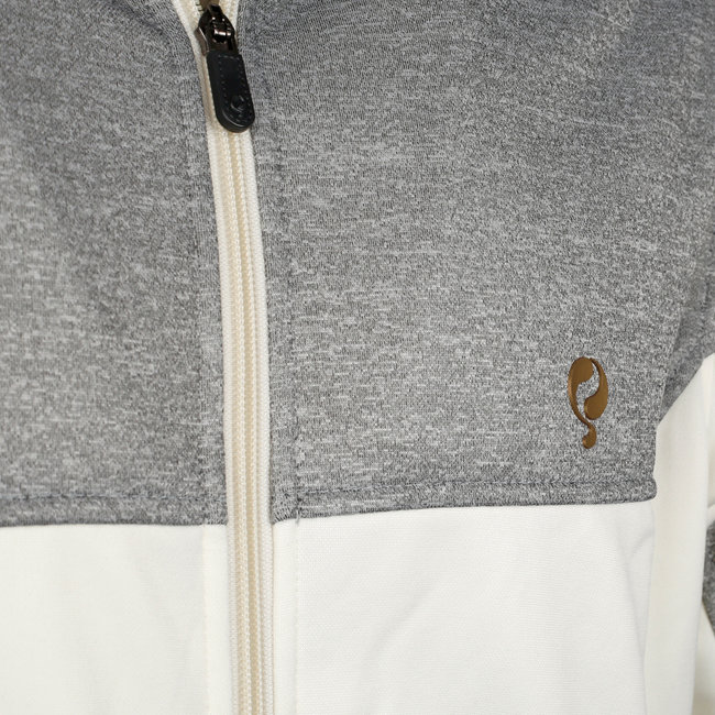 Kids Q Club hooded jacket  -  snow white