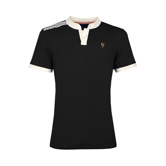 Q1905 Kids Q Club polo B  -  blue graphite