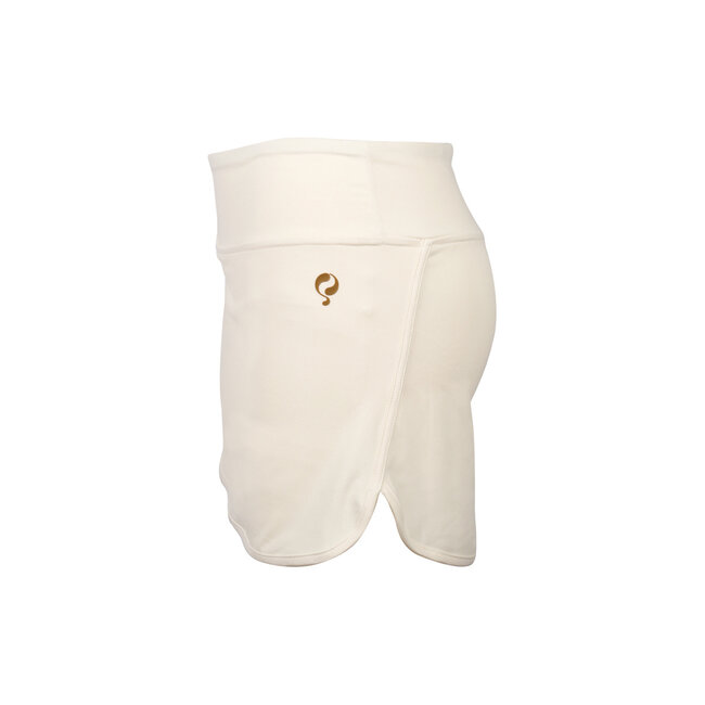 Kids Q skort brush  -  snow white