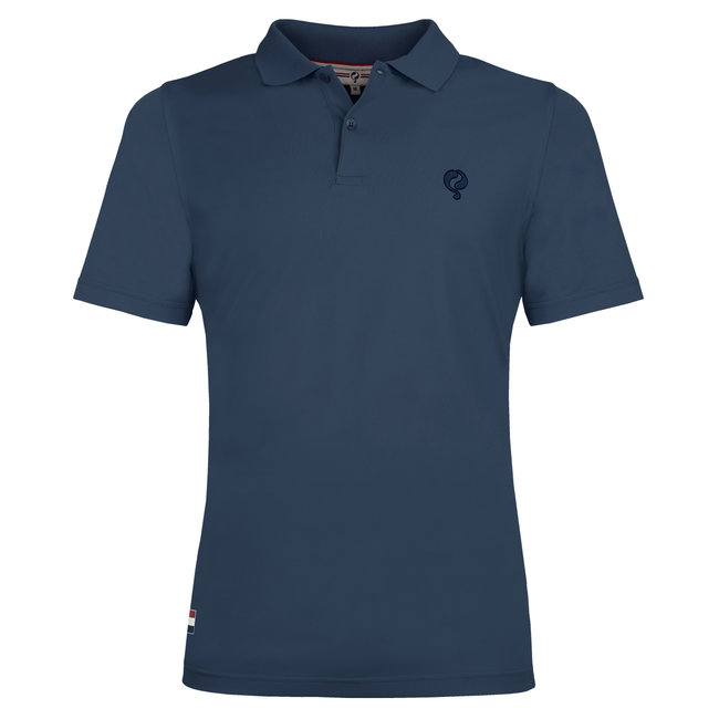 Q1905 Heren Polo Approach - Denim Blauw