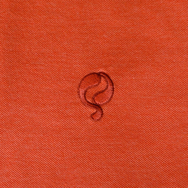 Heren Polo Bloemendaal - Retro oranje