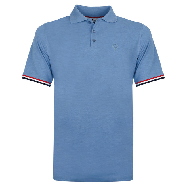 Men's Polo Bloemendaal - Light Denim blue