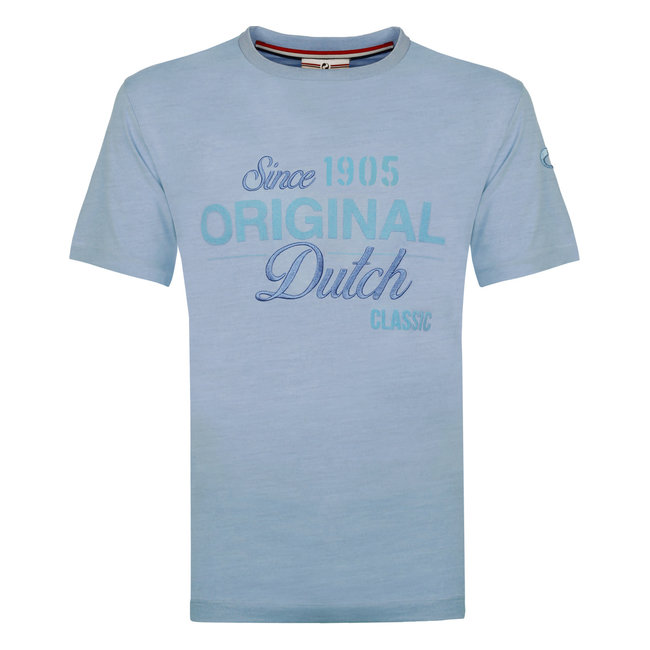 Q1905 Heren T-shirt Loosduinen - Lichtblauw