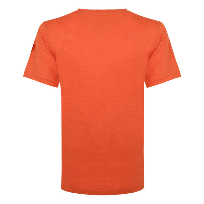 Heren T-shirt Loosduinen - Retro oranje