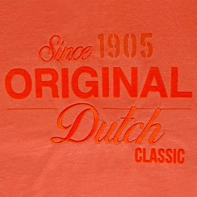 Men's T-shirt Loosduinen - Retro orange