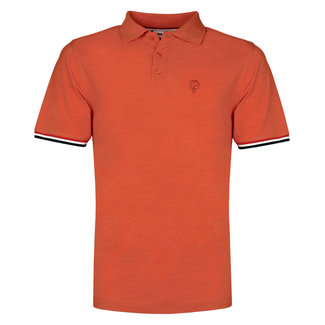 Q1905 Heren Polo Bloemendaal - Retro oranje