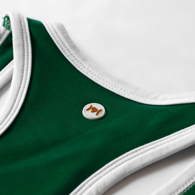 Women's Q tank top London - Evergreen