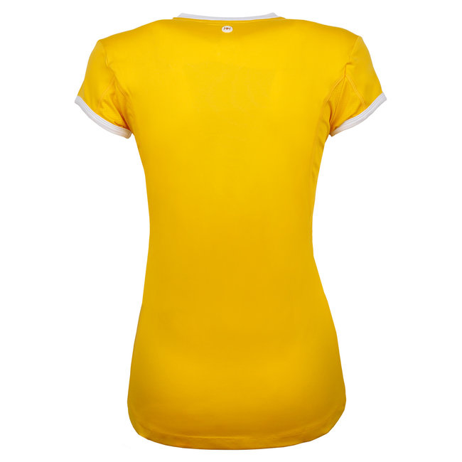 Dames Q tee Rome - Sulphur
