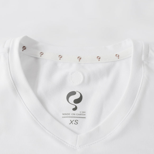 Dames Q tee Rome - White