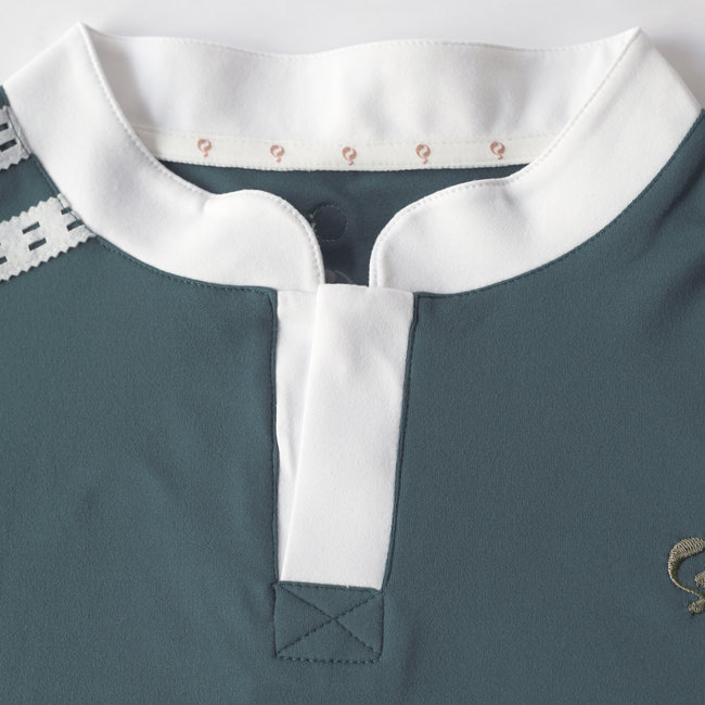 Heren Q tee Moskou - China Blue