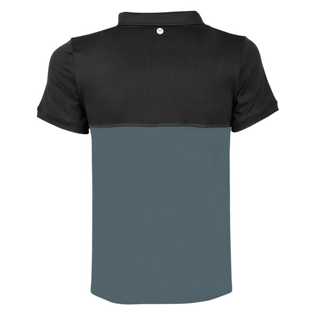 Men's Q polo Antwerp - Blue Graphite/China Blue