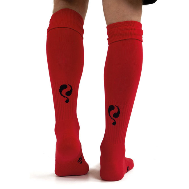 Teamsportkousen - Rood/Zwart