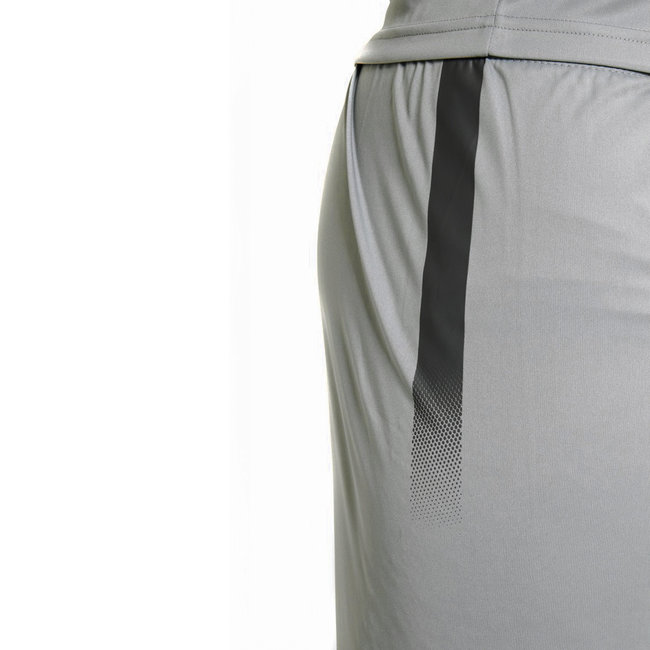 Heren Trainingsshort Namli Lichtgrijs / Grijs / Wit