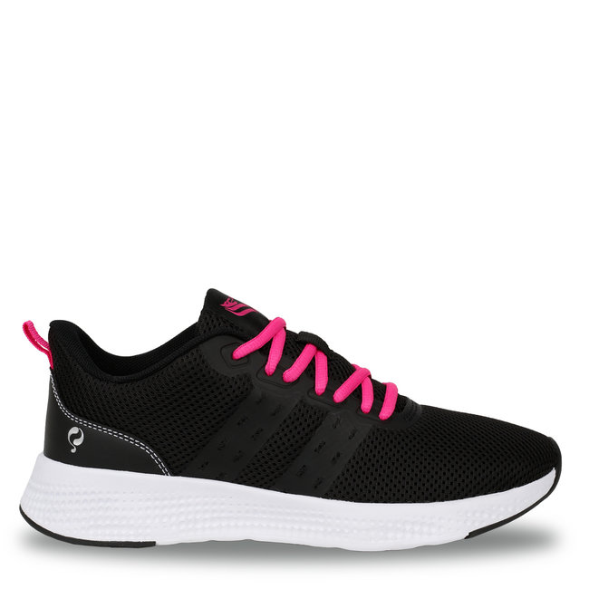 Dames Sneaker Oostduin - Zwart/Neon Roze