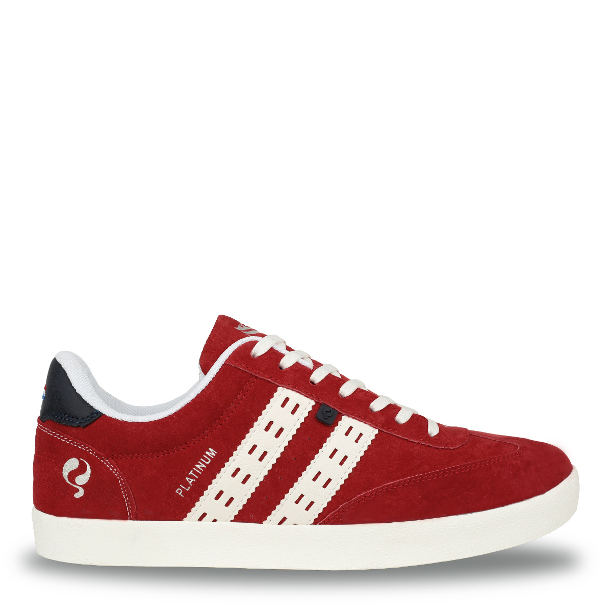 Quick-Q1905 Heren Sneaker Platinum | Rood/Wit online kopen