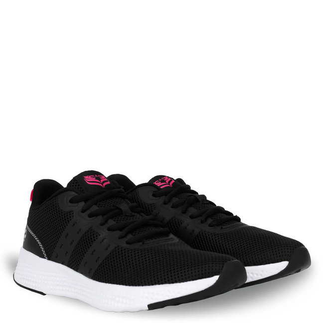 Dames Sneaker Oostduin - Zwart/Neon Roze
