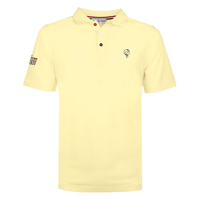 Q1905 Heren Polo Willemstad Pastel Geel