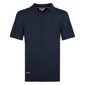 Q1905 Heren Polo Zoutelande - Denim Blauw