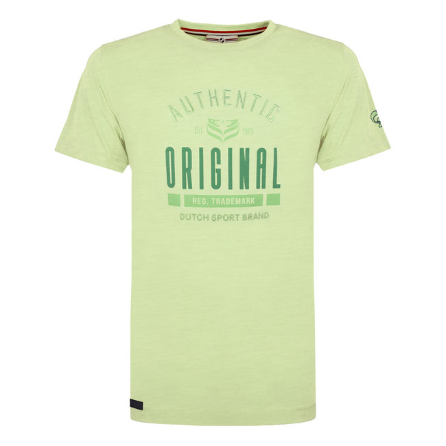 Heren T-shirt Duinzicht - Zachtgroen