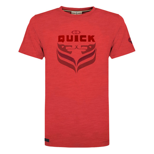 Q1905 Heren T shirt Duinzicht Rood