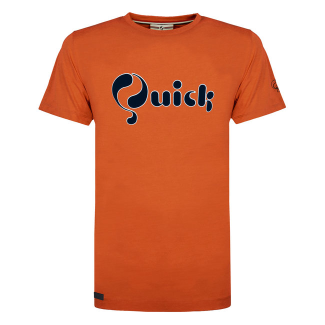 Q1905 Heren T-shirt Duinzicht - Roest Oranje