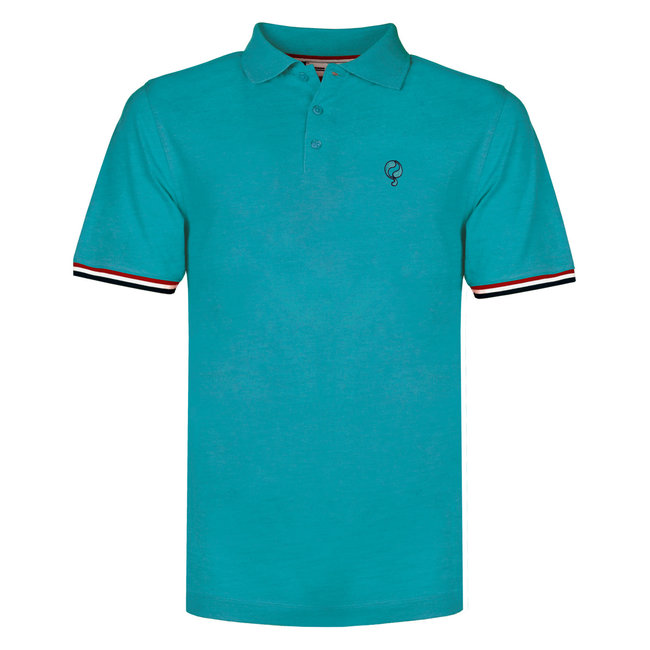 Men's Polo Bloemendaal - Aqua Blue