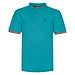 Q1905 Heren Polo Bloemendaal - Aqua Blauw