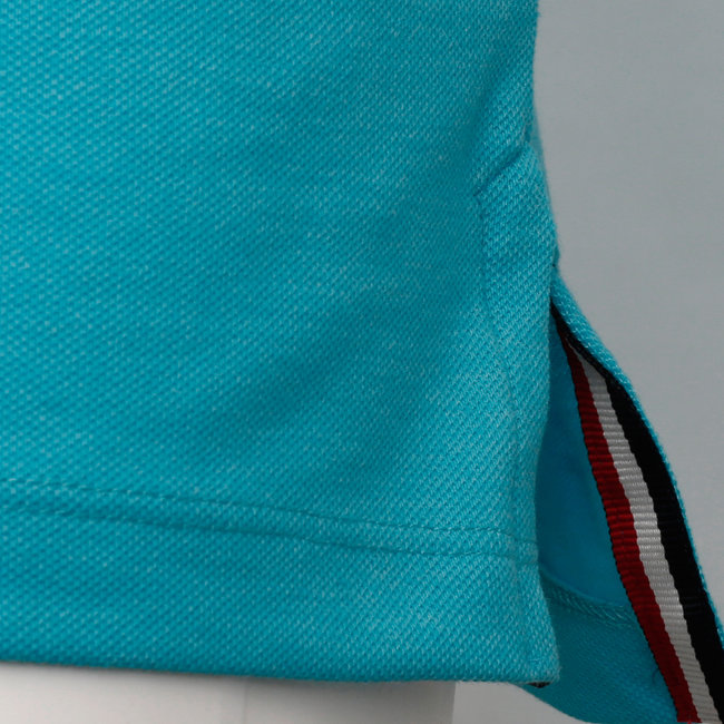 Heren Polo Bloemendaal - Aqua Blauw