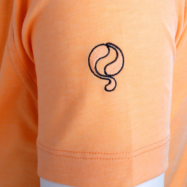 Heren T-shirt Duinzicht - Abrikoos