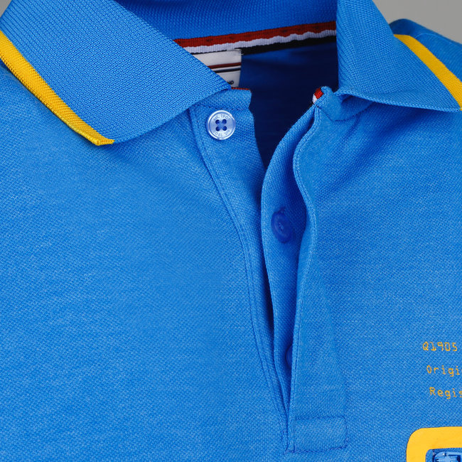 Heren Polo Zomerland - Kobalt Blauw