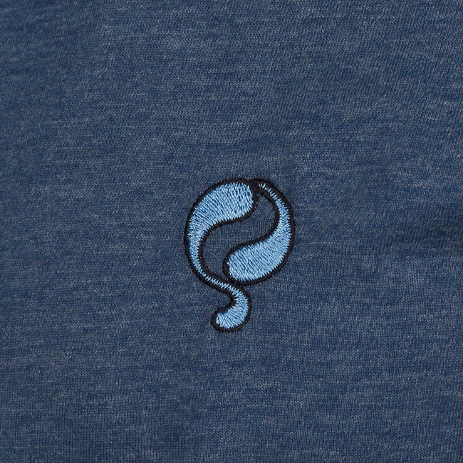 Heren T-shirt Katwijk - Poederblauw