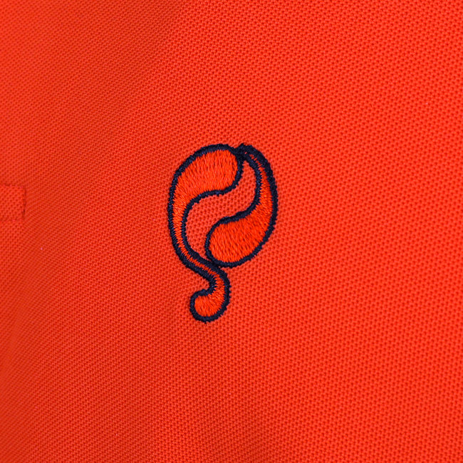 Heren Polo Matchplay - Oranje Rood