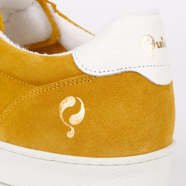 Men's Sneaker Medal - Ochre Yellow/White