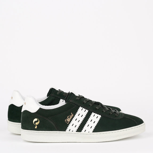 Heren Sneaker Medal - Donkergroen/Wit