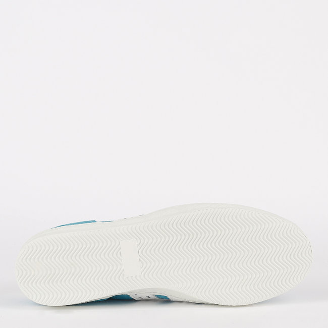 Heren Sneaker Medal - Aqua Blauw/Wit