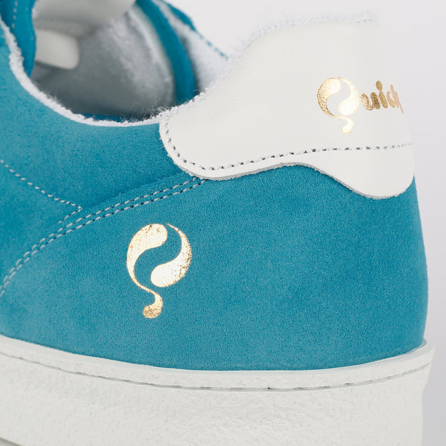Heren Sneaker Medal - Aqua Blauw/Wit