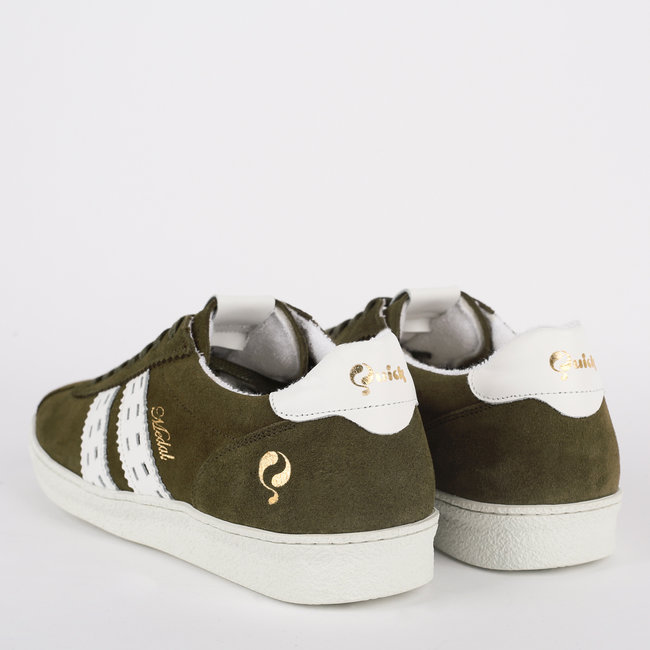 Heren Sneaker Medal - Legergroen/Wit