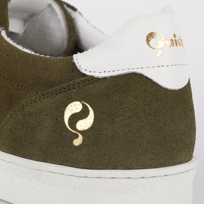 Heren Sneaker Medal - Legergroen/Wit