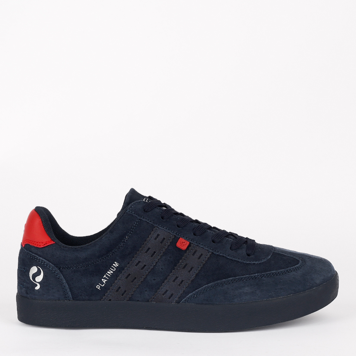 Quick-Q1905 Sale tot 50% | Heren Sneaker Platinum | Donkerblauw/Rood online kopen