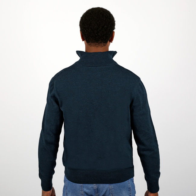 Heren Trui Woudrichem - Denim Blauw