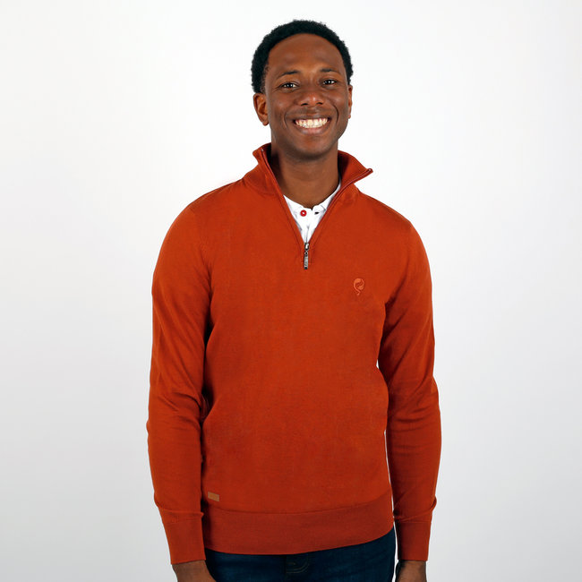 Men's Sweater Kralingen - Rust Orange