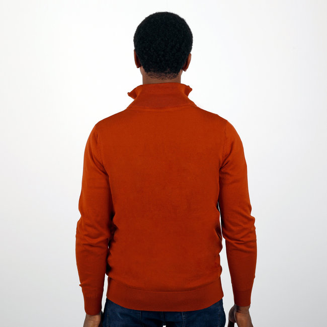 Heren Trui Kralingen - Roest Oranje