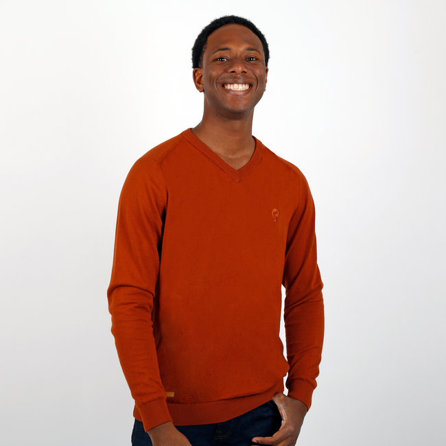 Men's Sweater Heemskerk - Rust Orange