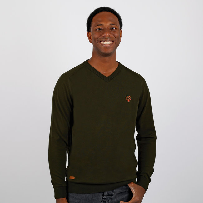Men's Sweater Heemskerk - Dark Army Green