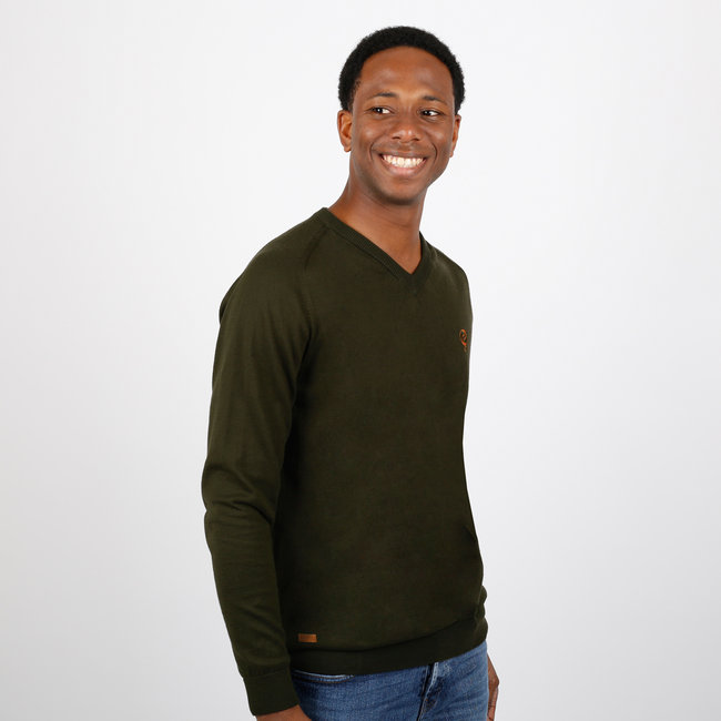 Heren Trui Heemskerk - Donker Legergroen