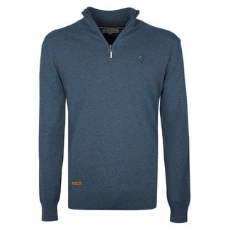 Q1905 Heren Trui Kralingen - Licht Denim Blauw