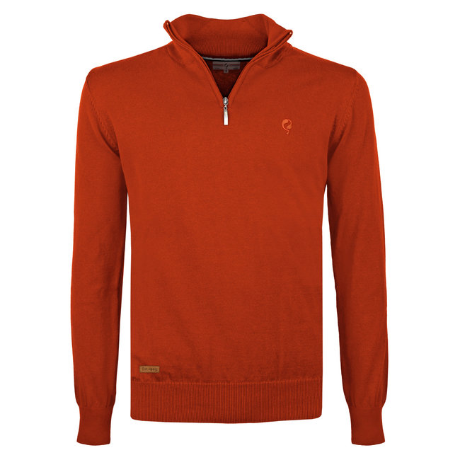 Q1905 Men's Sweater Kralingen - Rust Orange